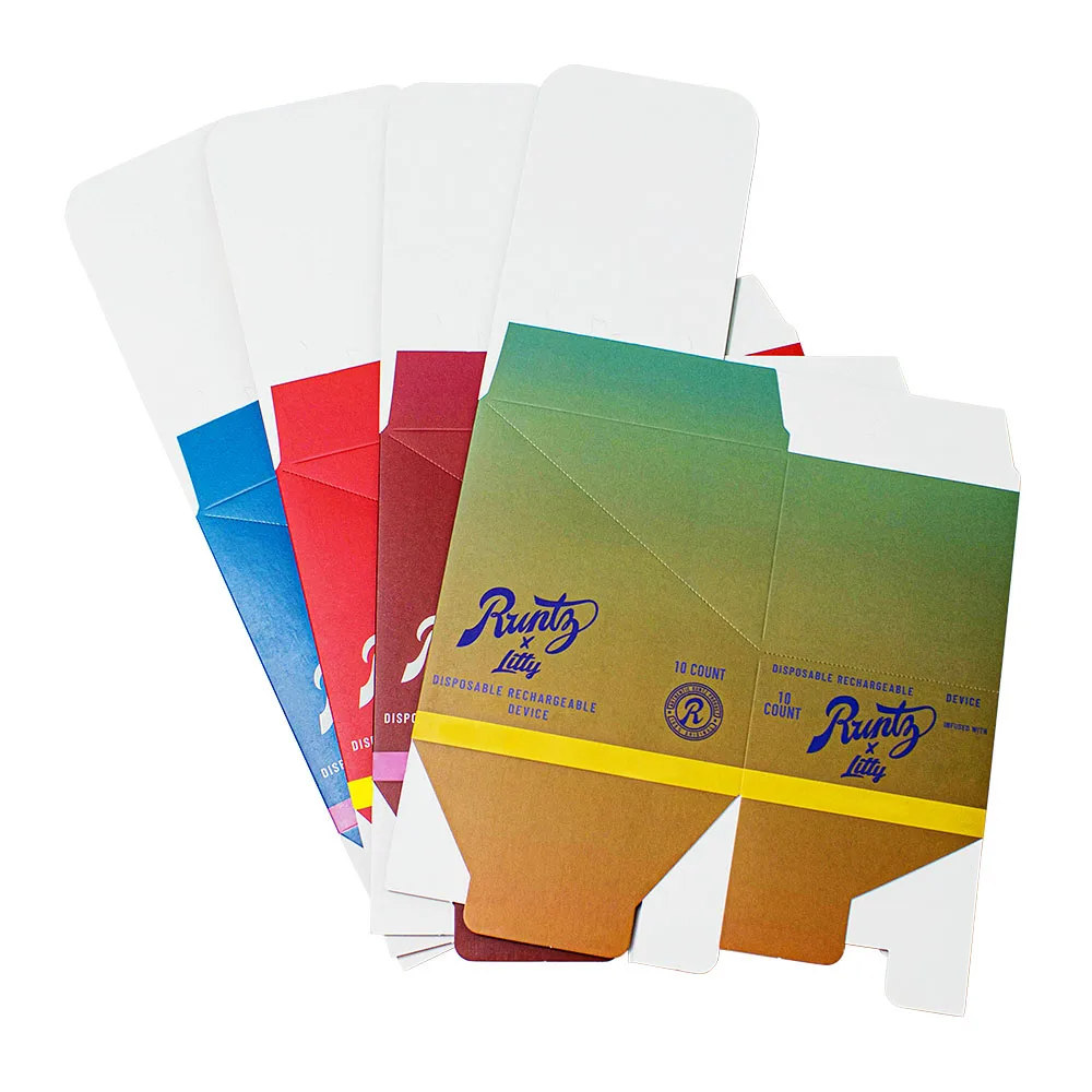 White 20 Packs Tobacco Cardboard Case Custom Paper Cartridge Box Blank Biodegradable Cigarette Packaging Container Boxes