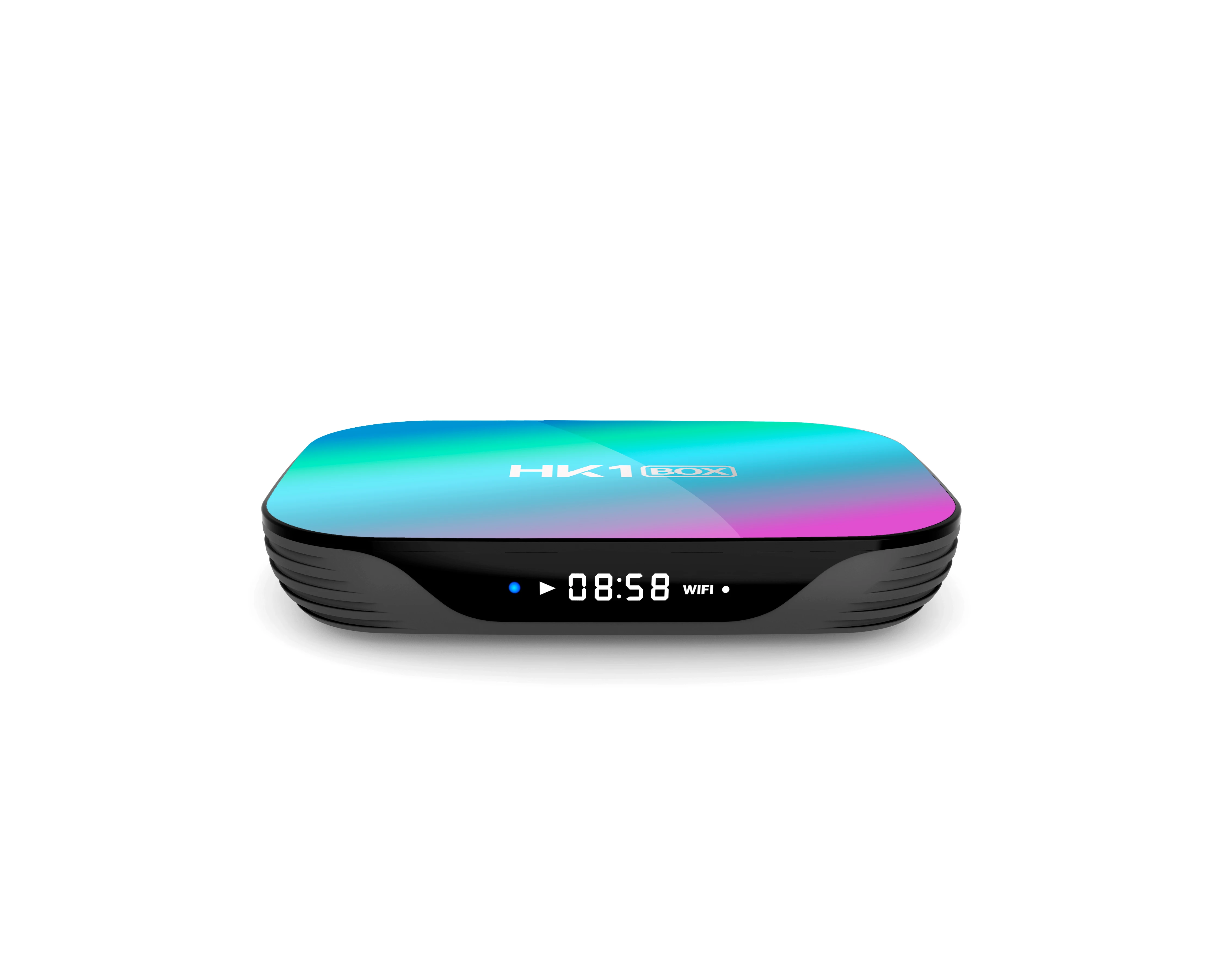 HK1 коробка Android 9 0 умные телевизоры Amlogic S905X3 телеприставки 4GB32GB 2 4 г/5 г AC Wifi 1000 м BT4.0 Hk1Box