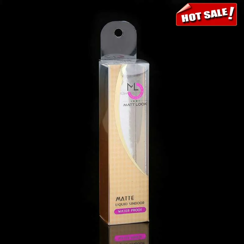 Factory custom transparent frosted environmental protection waterproof pvc packing box