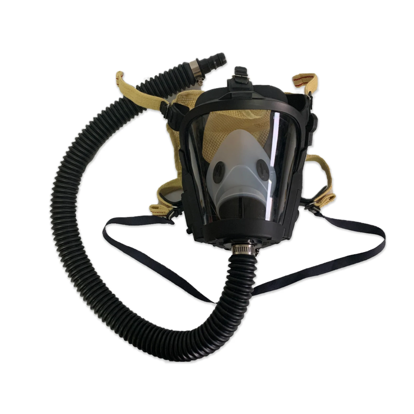 Electric Blower Full Face Gas Mask Powered Air Purifying Respirator PAPR