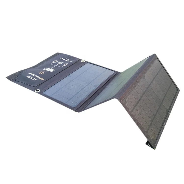 
Cargador Solar Camping Hiking Folding Portable 21 watt 5 volt Dual USB Outputs Solar Panel Kit Solar Chargers for mobile phone 