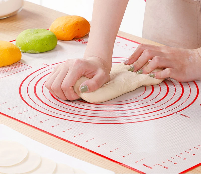 Silicone Kneading Pad Kitchen Baking Dough Pad Cutting Board High Quality Silicone Baking Mat Silicone Pastry Mat.