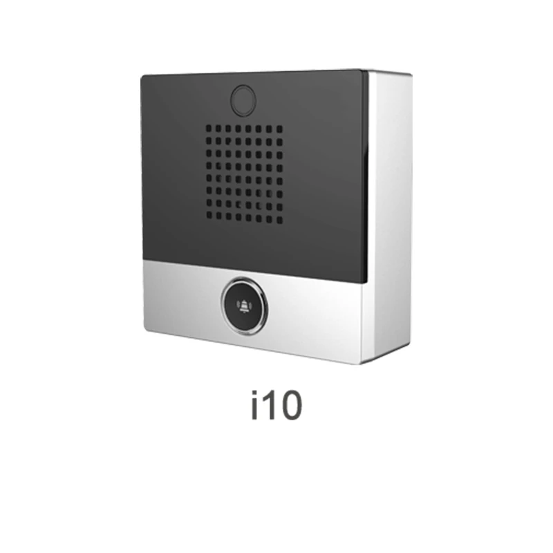  Мини-видеодомофон i10V 2 SIP-линии HD-видео и HD-аудио для помещений с водонепроницаемостью IP54