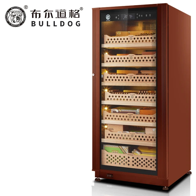 
built in cigar humidor cabinet/cigar display cabinet Spanish cedar wood humidity control for household gift 