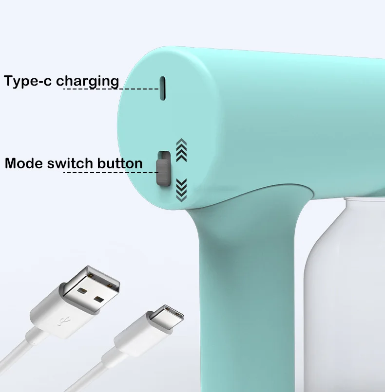 Portable Uv Smart Sensor Sprayers Touch Screen Spray Gun Nano