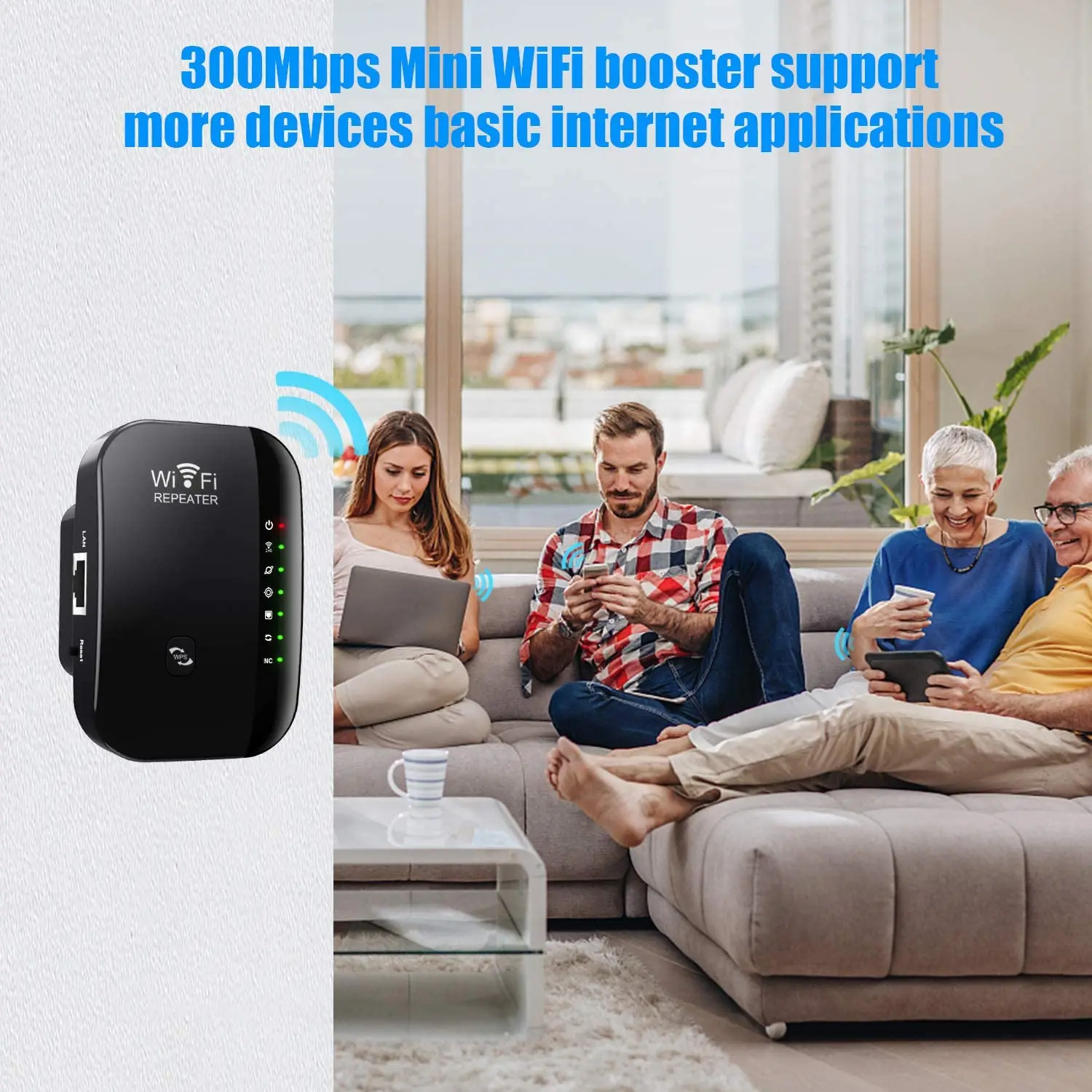  Wi-Fi ретранслятор супер усилитель скорости беспроводной AC300Mbps сетевой адаптер с 2 4 ГГц штепсельная вилка американского стандарта