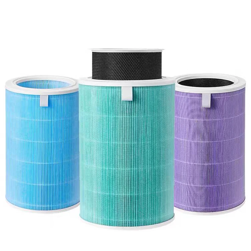 Best Price double barrel Efficient dust removal HEPA + active carbon cloth fits for xiaomi filter purifier air filter