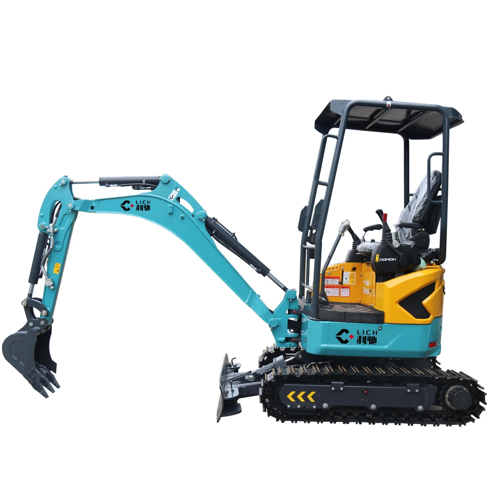 LICHMACH 0.3CBM Hydraulic Small Wholesale Excavator Machine 6 ton 7 ton 8 ton  Wheel Middle Wheel Excavator