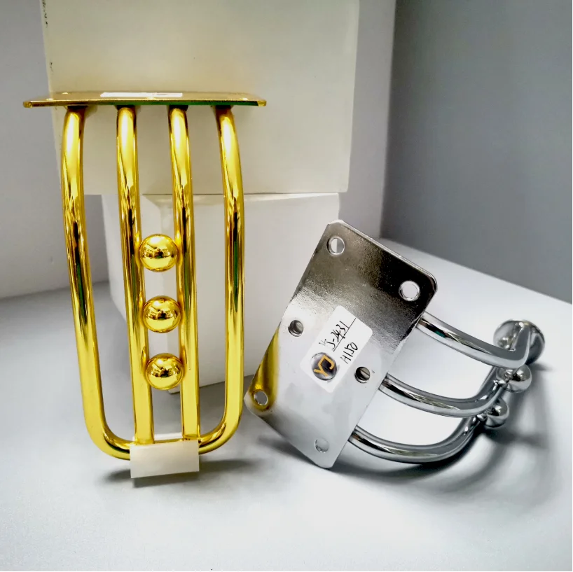 Best quality chrome sofa furniture metal leg modern design metal sofa legs