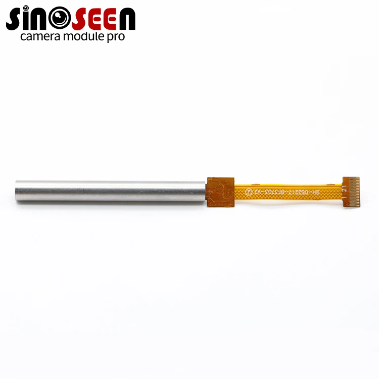 Compact Design 0.3MP DVP Endoscope Camera Module With 6 LEDs In Waterproof Steel Tube
