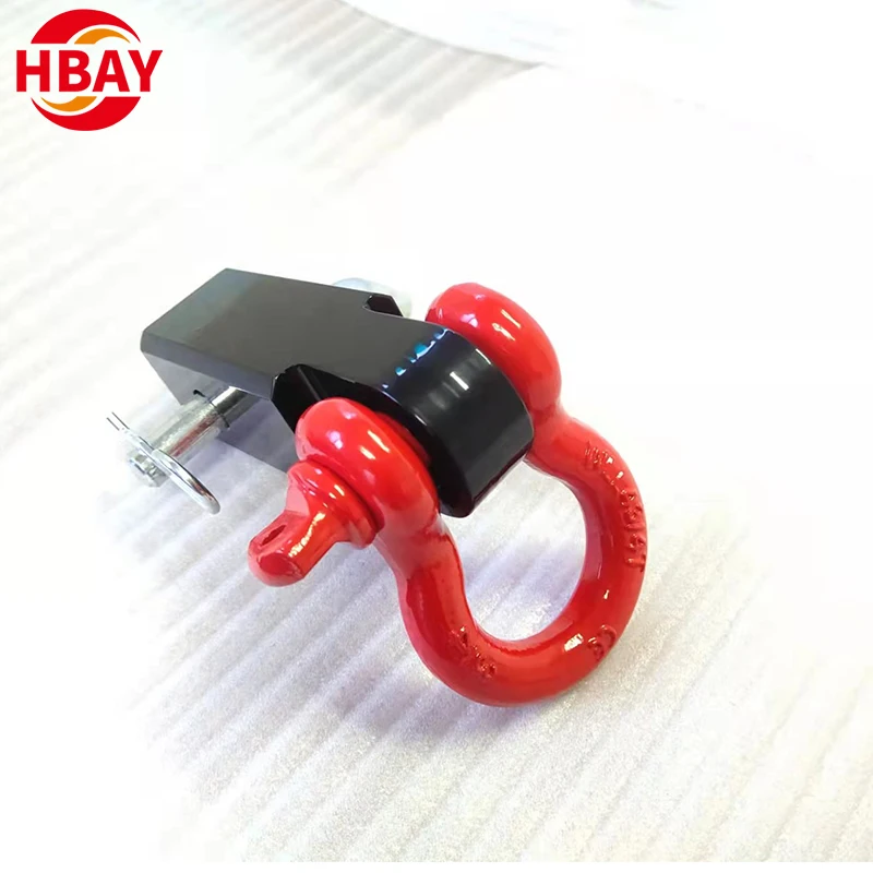 ANYUE Customized G209 Off-road Bow Shackle Screw Pin Heavy Duty High Quality Steel Snap Shackles Spraying Surface Treatment