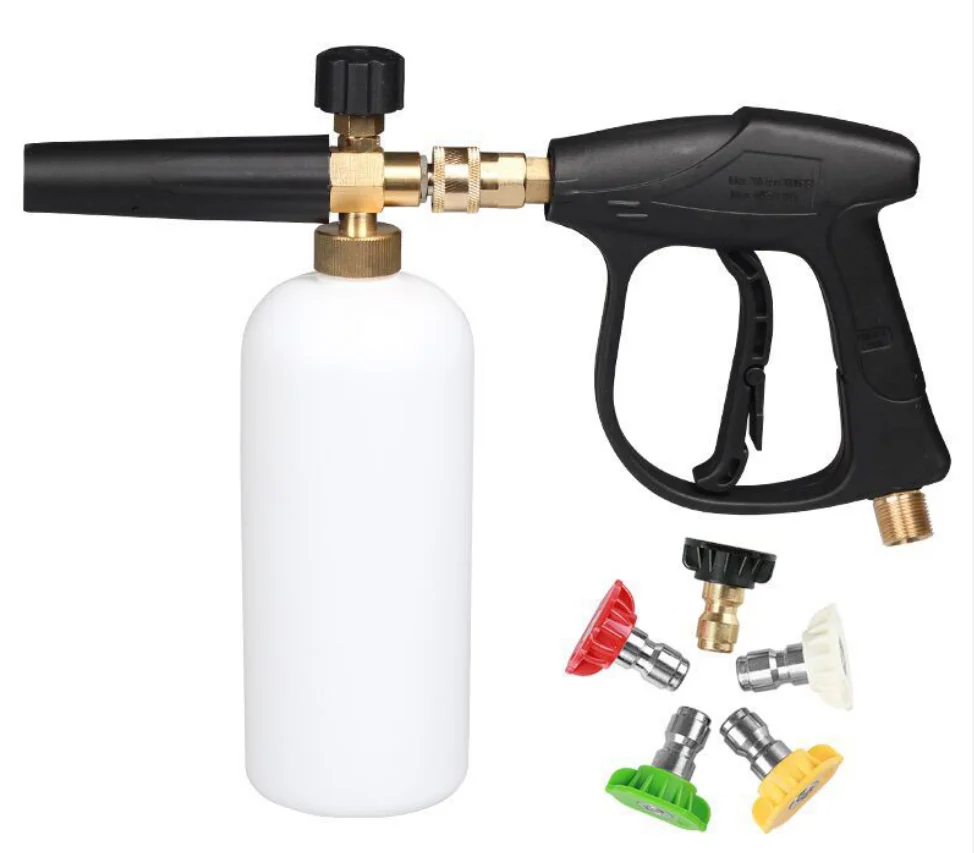 
2021 High Pressure Car Wash Spraying Gun Foam for Car Care Snow Foam Lance 
