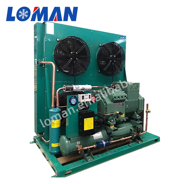 LOMAN bitzer compressor refrigeration condensing unit for cold storage room blast freezer
