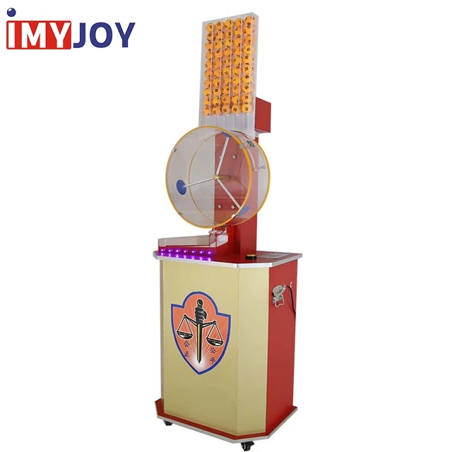  Custom color Stirring lottery machine slot gaming with 200pcs