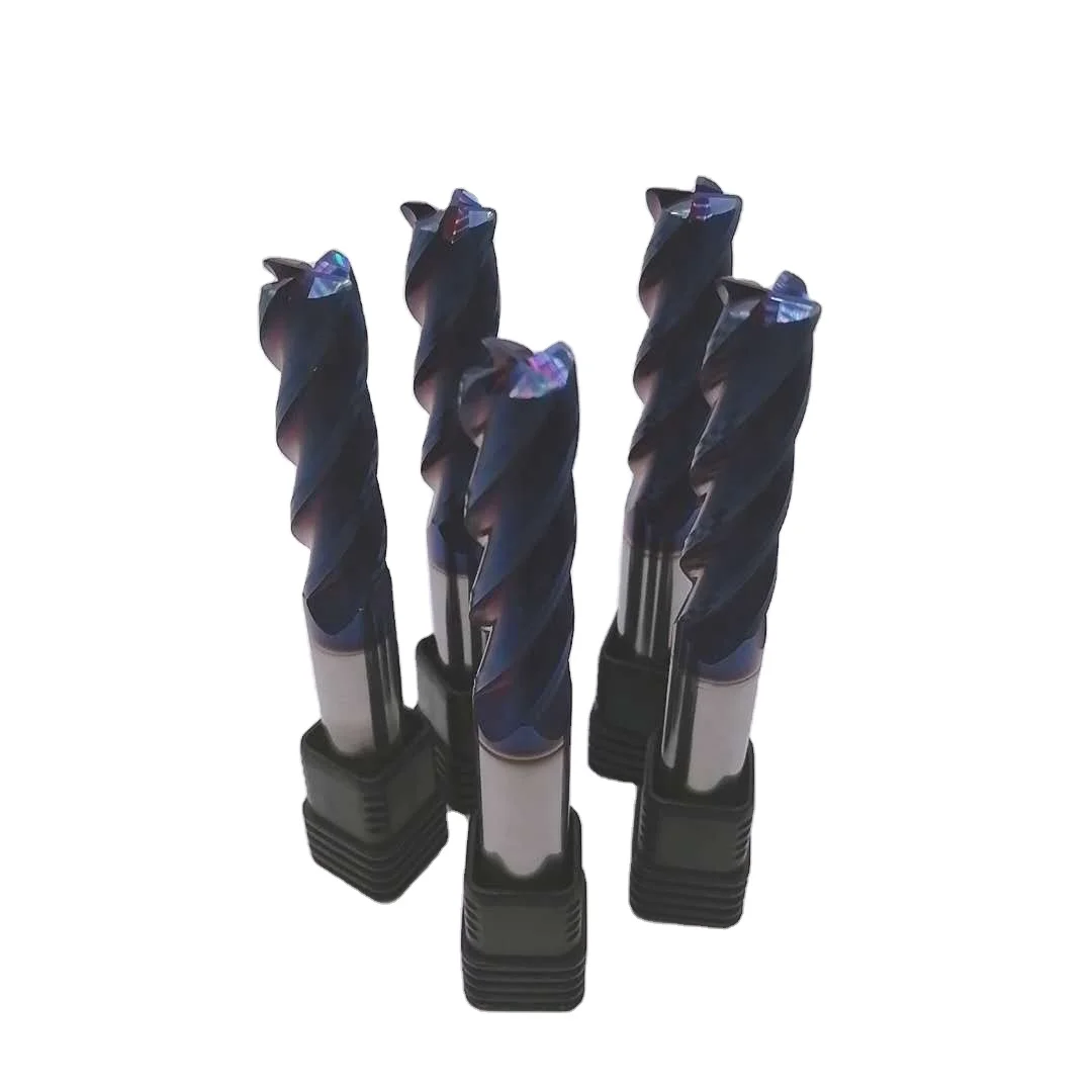 4F Solid Carbide Endmills HRC65 End Mills