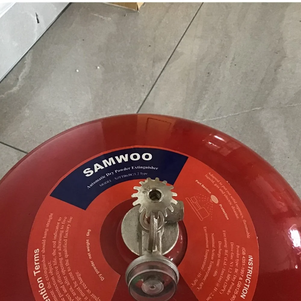 Hot sale 6kg abc automatic dry powder fire extinguisher  automatic fire extinguisher system