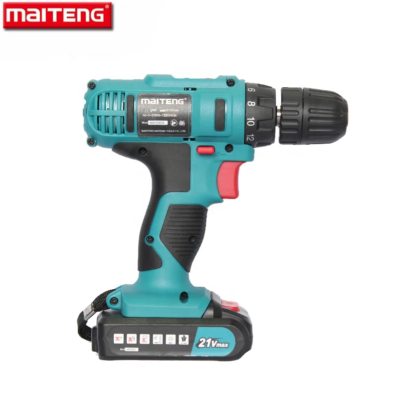
high quality power tools Cordless electric + Drill Set 18V With 1.5AH Replacement Batteries 