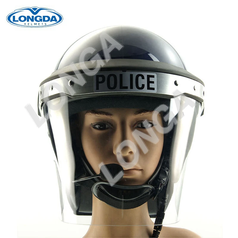 Multifunctional protective army military police helmet with visor