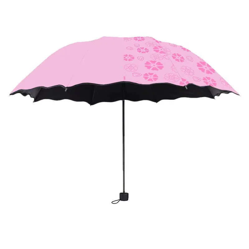 Umbrella blooms in water sun protection rain protection ultraviolet protection Travel portable umbrella office school colorful