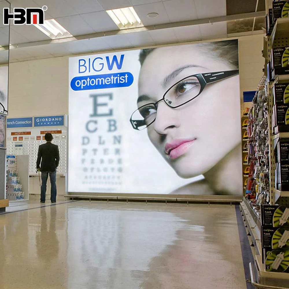 HBM manufacturer jiangmne ceiling wall fabric frameless aluminum frame led advertising backlit textile light box