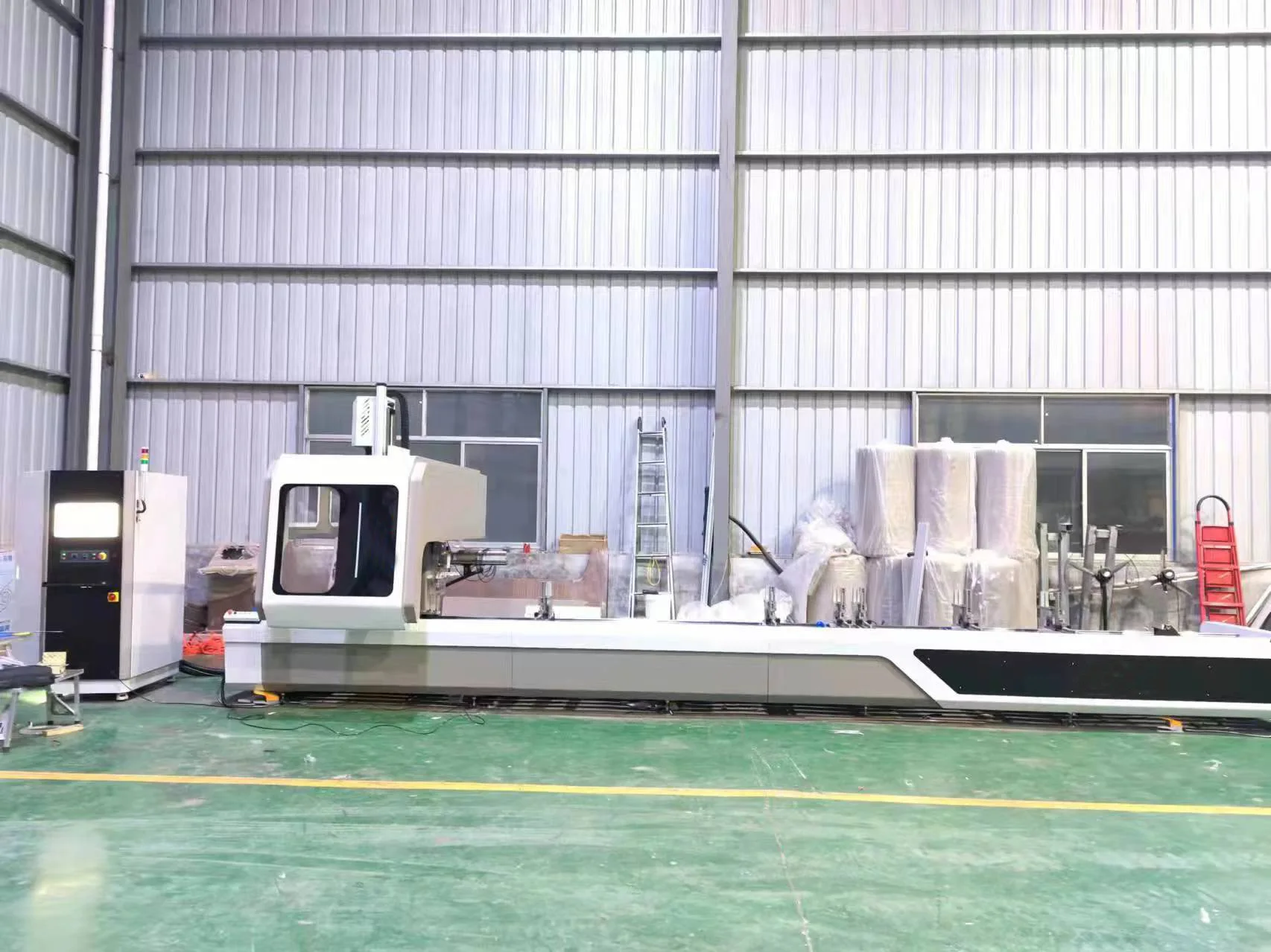 High-speed four-axis CNC machining center