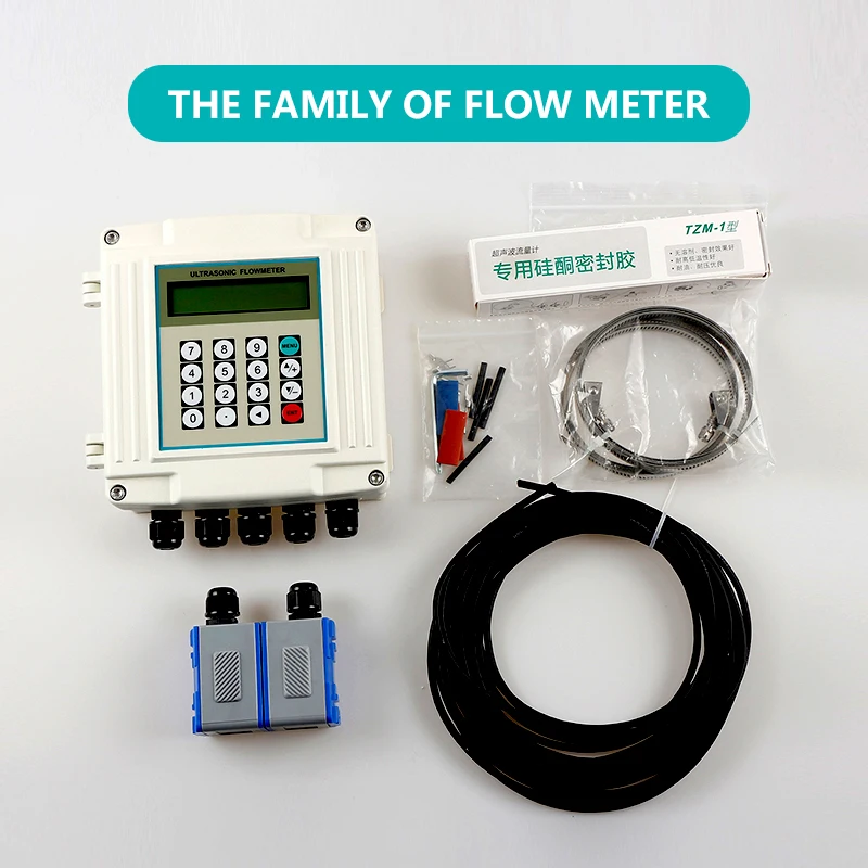 Holykell DN50-DN300 4-20mA RS485 communicate ultrasonic flow meter
