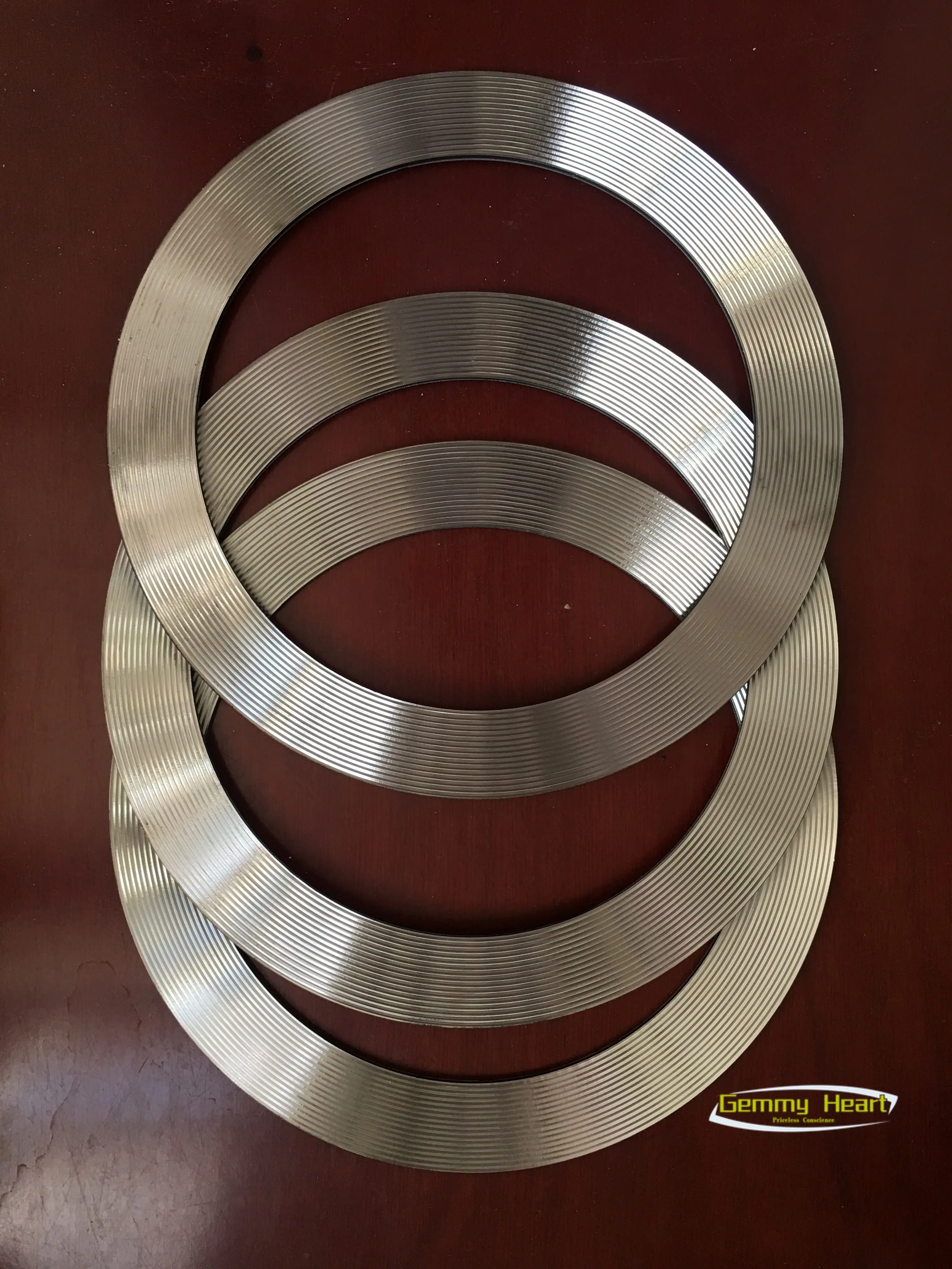 Semimetallic gasket SMG  metal-jacket  SJG Solid metal serrated  SMSG gasket custom made