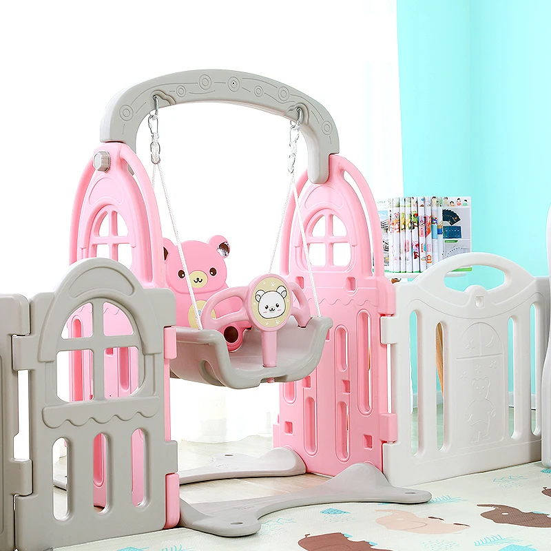  Детский Пластиковый манеж безопасности на заказ детский с горкой и качели