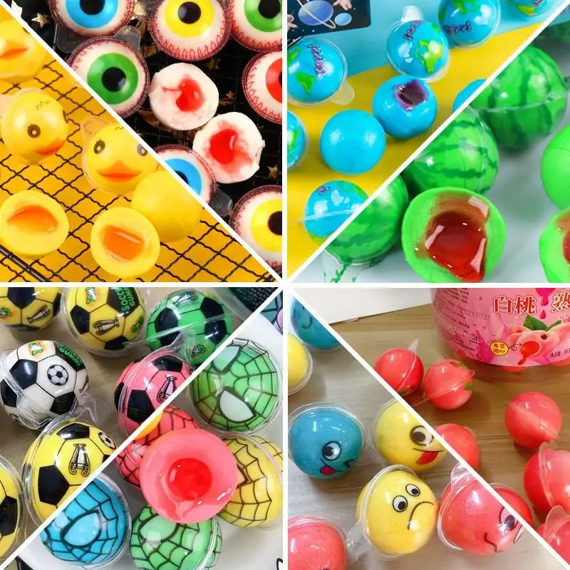Candy Party Favor Wholesale Distributors Ball Shape Liquid Center Filled