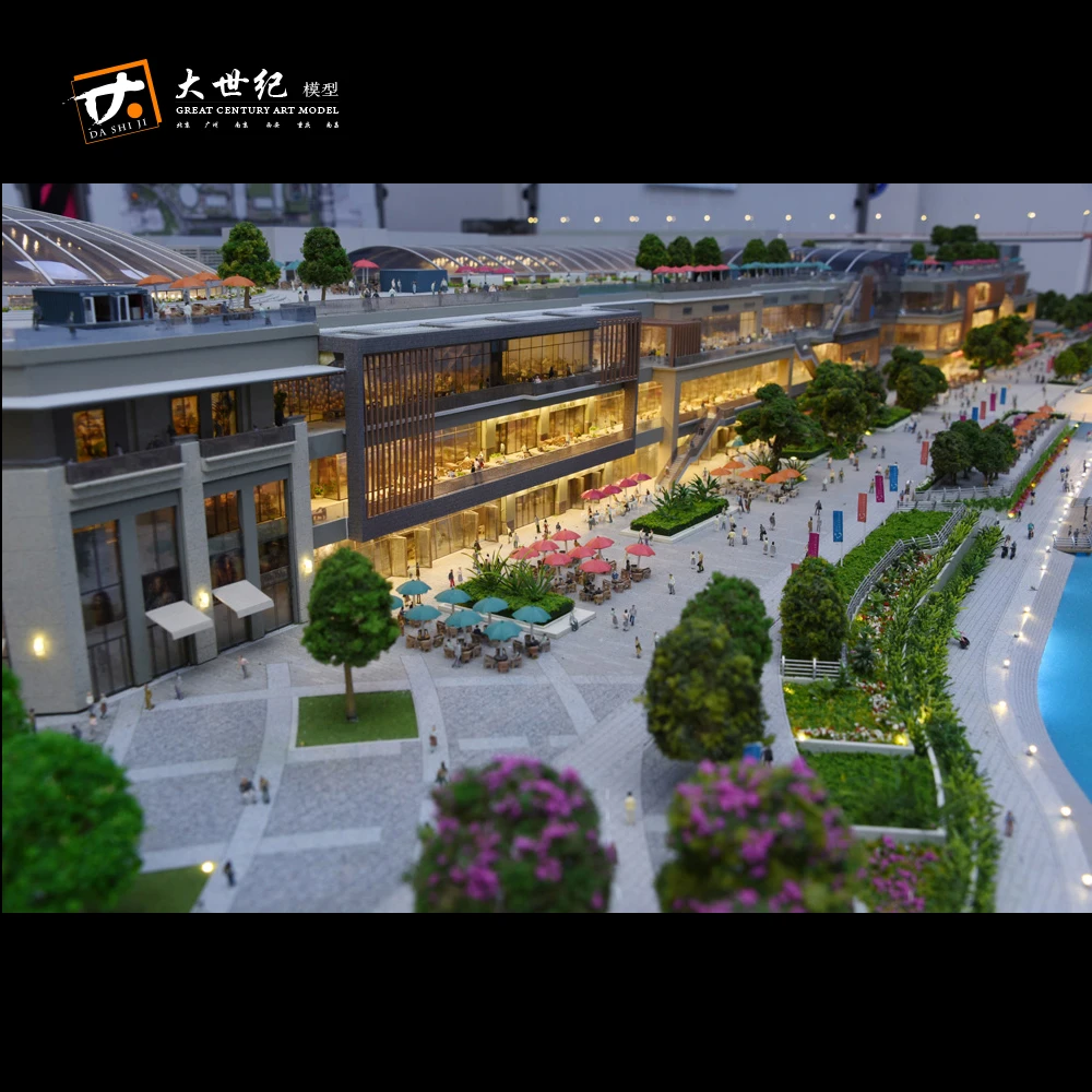 
Scale lighting architectural models with lifting system 