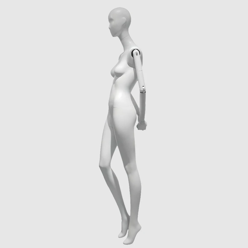 Customized Fashion Standing Simulation Full Body Female FRP Mannequin Women For Clothes Display Mannequin