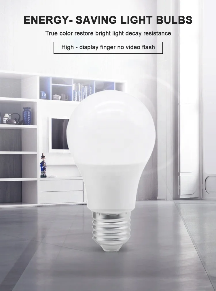 2700k-6500k Aluminum waterproof plastic electric A shaped bulb led e27 light bulb lighting bulbs & tubes