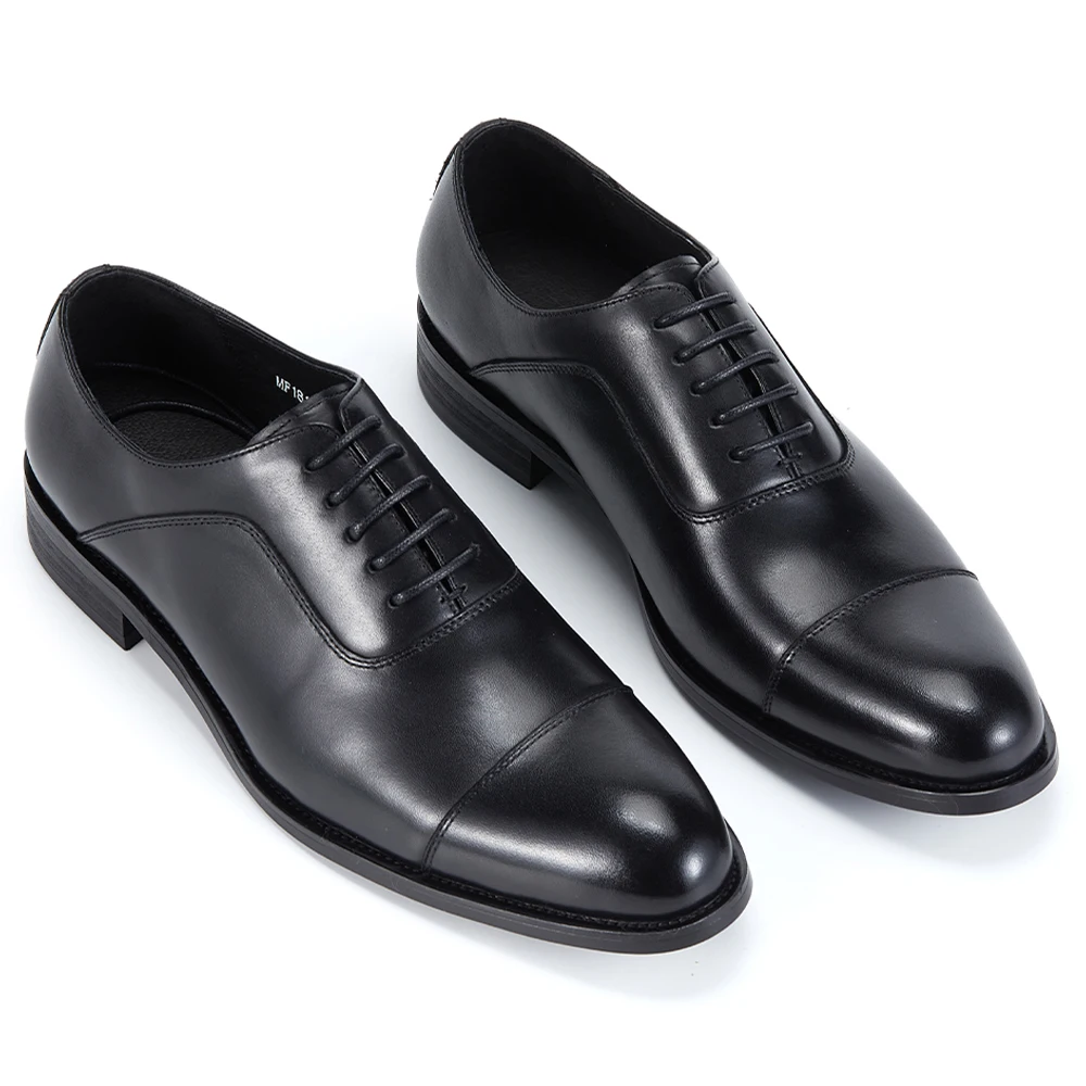 Cheap Italian Men Formal Dress Shoes Brand Men Genuine Leather Shoes Men Classic Business Gentleman Plus Big Size EUR 38-46