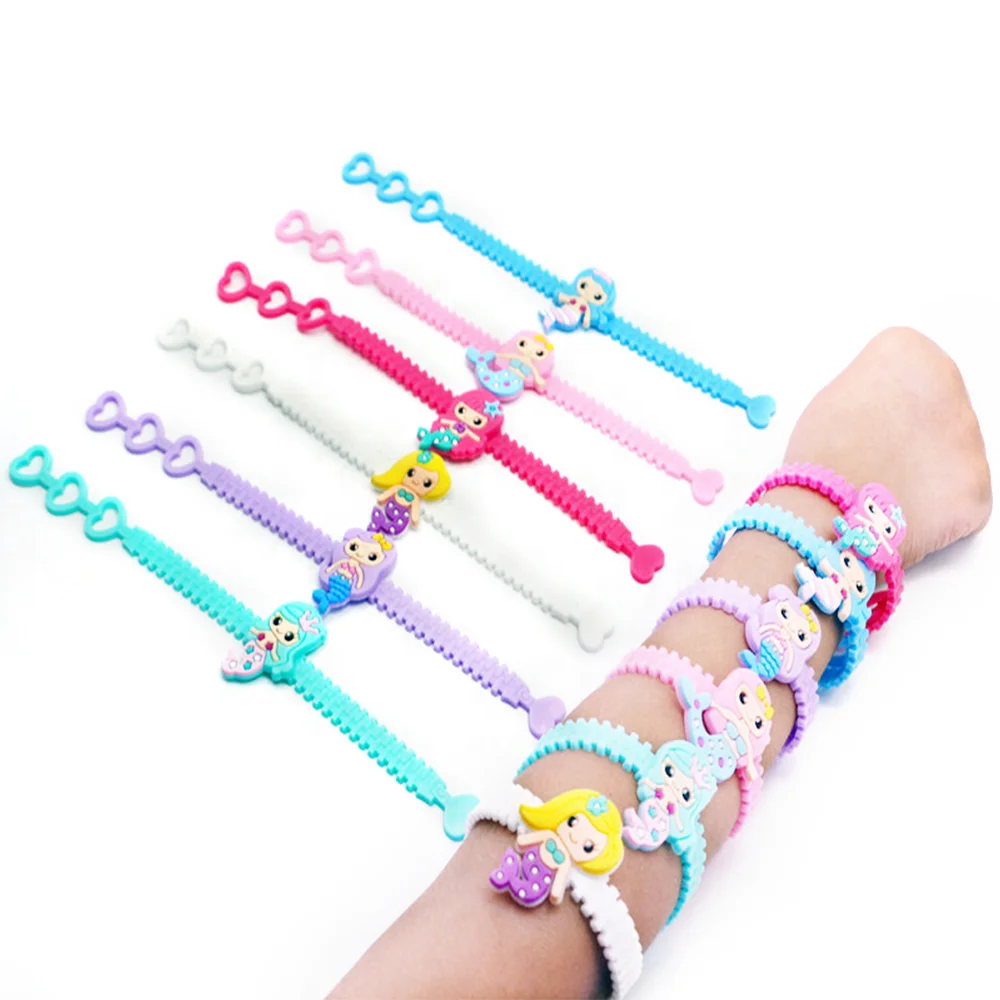 Kids Adult Rubber Customized Adjustable 18cm Silicone Soft Pvc Bracelet Wristband