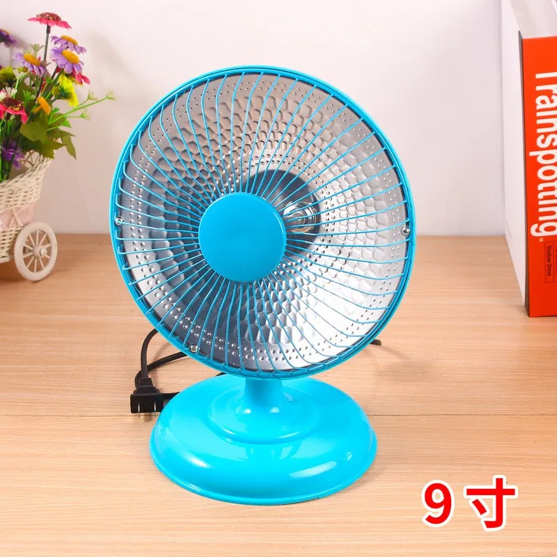 9 Inch New Design Portable Mini Personal Desktop Heater Fan without Remote Control Quartz Electric Fan
