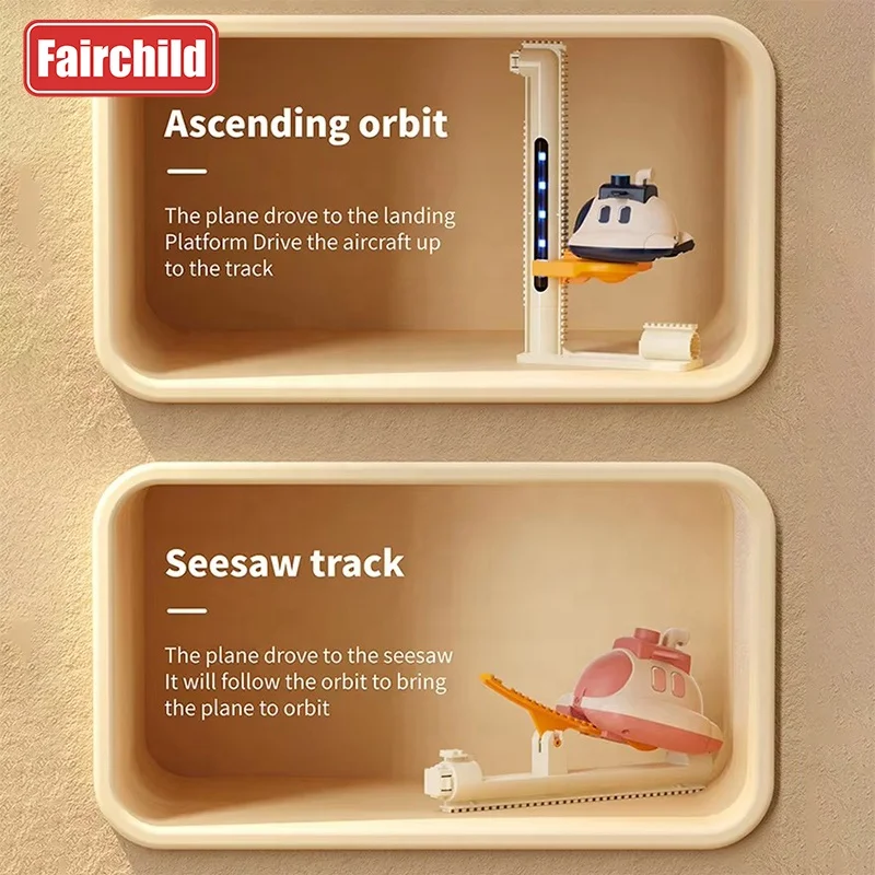 Electric Rail Track Car Toys For Kids Track Car Toys Slot Toys 30PCS Slot Set Electric Spray Spaceship With Light Track DIY