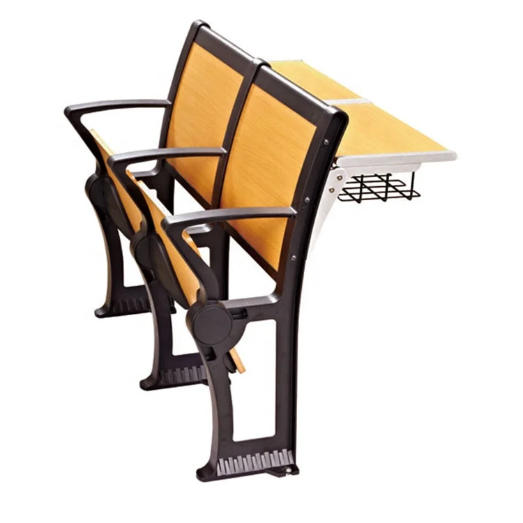 Aluminium alloy School desk and chair classroom furniture HT432B for student