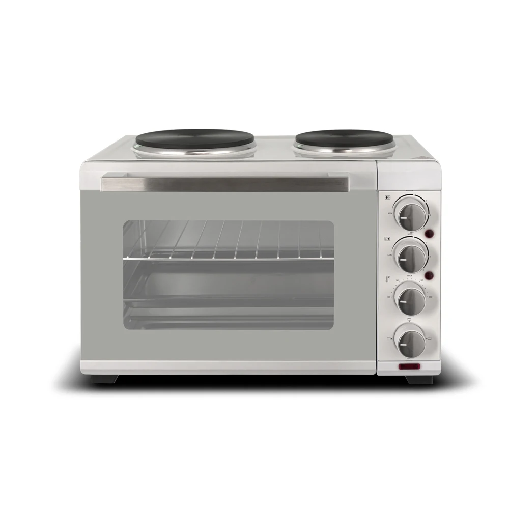 38 Liter Mechanical Temp Setting 100-230 60Min Timer Convection Pizza Adjustable Thermostat Control Toaster Oven