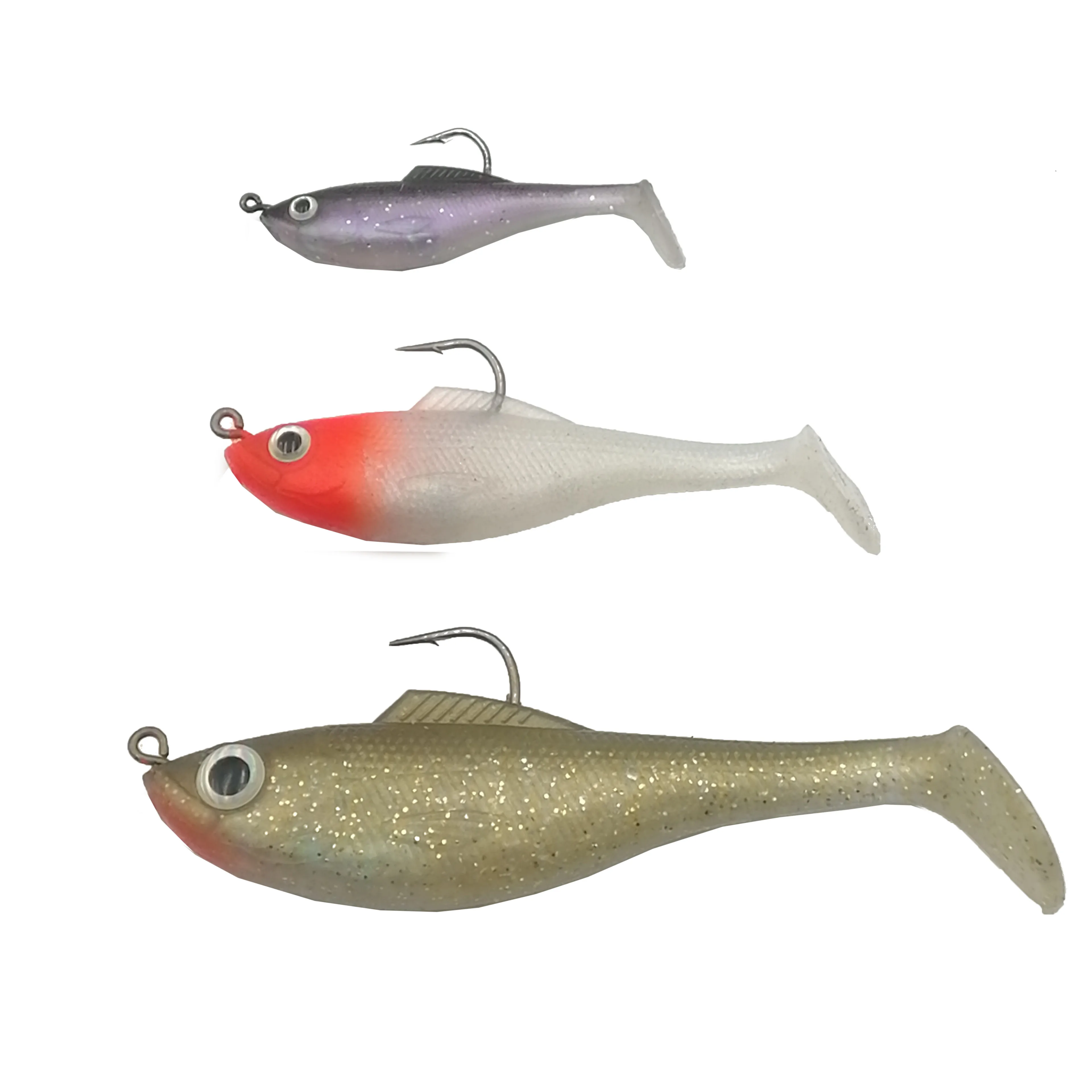 Пластиковая рыболовная приманка с крючком