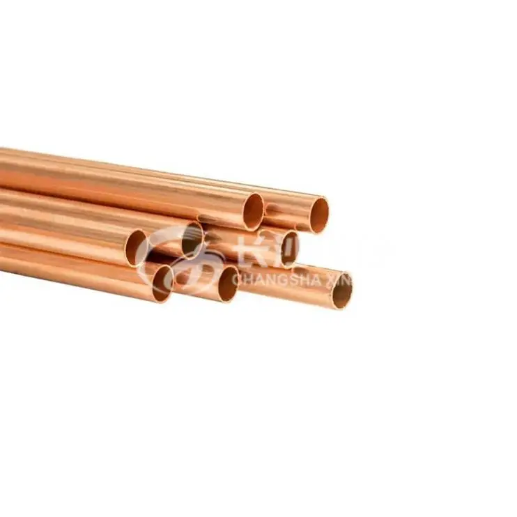 New Arrivals Copper Tube 15mm Larger Diameter Straight 99.99% Pure Copper Tube Pipe for Domestic