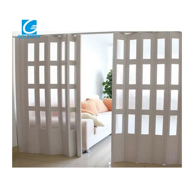Good Quality hot sale Pvc accordion folding door for partition