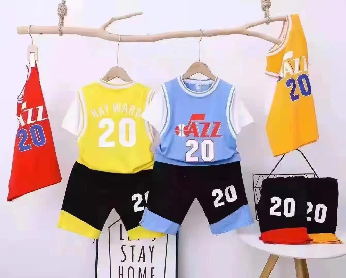 OEM Custom Logo Wholesale Good Quality 100% Cotton Sports Running Boy Clothing Sets Tshirt and Shorts Kids Summer Clothing Set