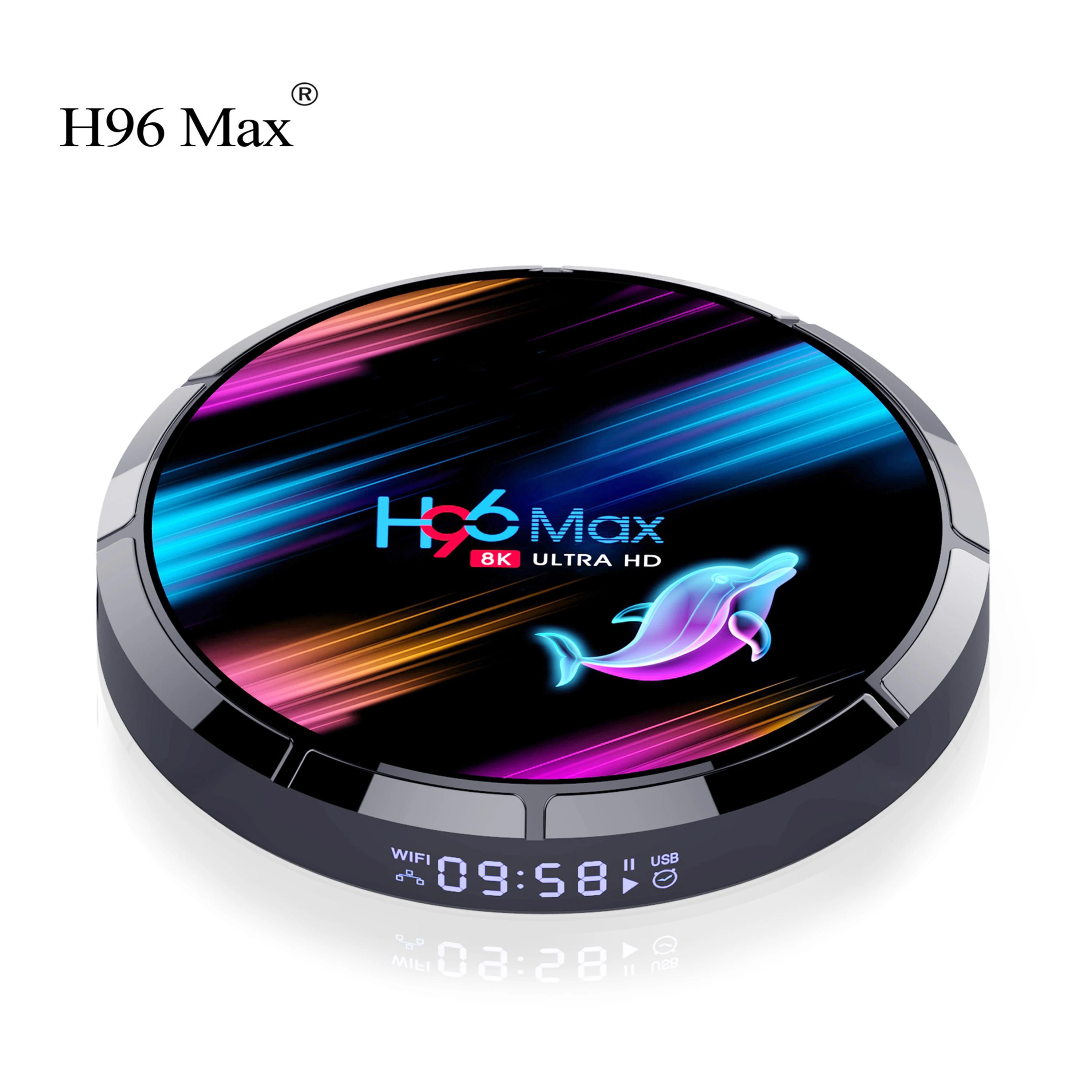 H96 MAX X3 Android TV Box 4GB RAM 64GB ROM  Amlogic S905X3 Quad-core Cortex-A55 B-T4.0 Dual WiFi 2.4/5G