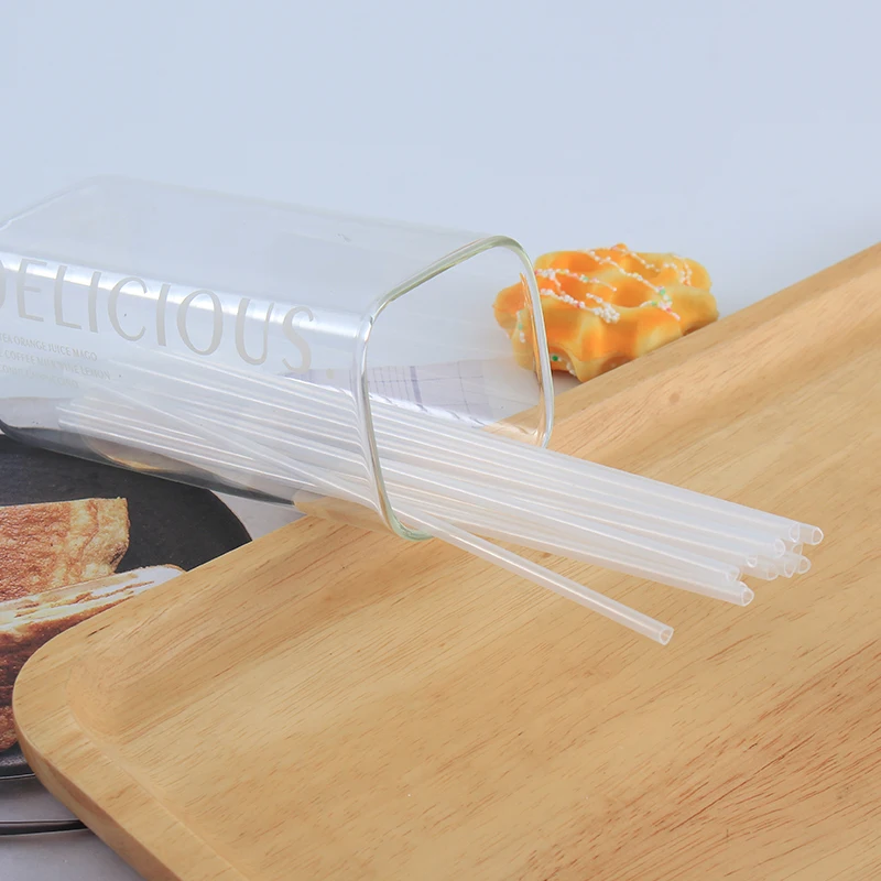 
PE Pump head straw emulsion pump pipette plastic PE transparent tube Daily cosmetic spray pump straws plastic pipe 