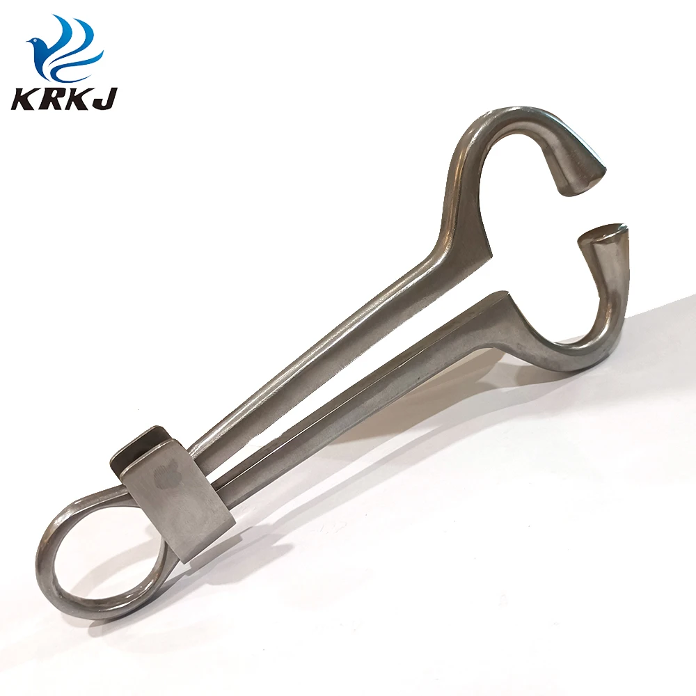 KD933 restraining instrument lockable cattle cow bull nose pliers holder 18.5 cm for veterinary