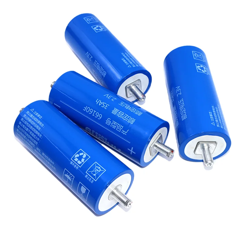 2.3v 35Ah Yinlong 66160F 2.3V 35Ah B Grade Cylindrical Lithium Titanate LTO Battery Cell