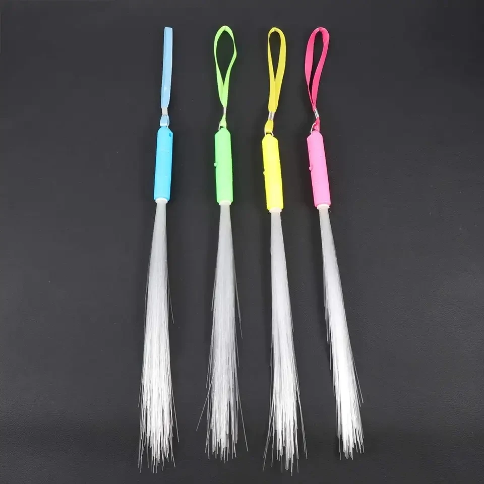 Glow Wands LED Light Up Wand Bulk Fiber Optic Wands with 3 Flashing Models Flashing Sticks for Kid Birthday Party Favors Wedding