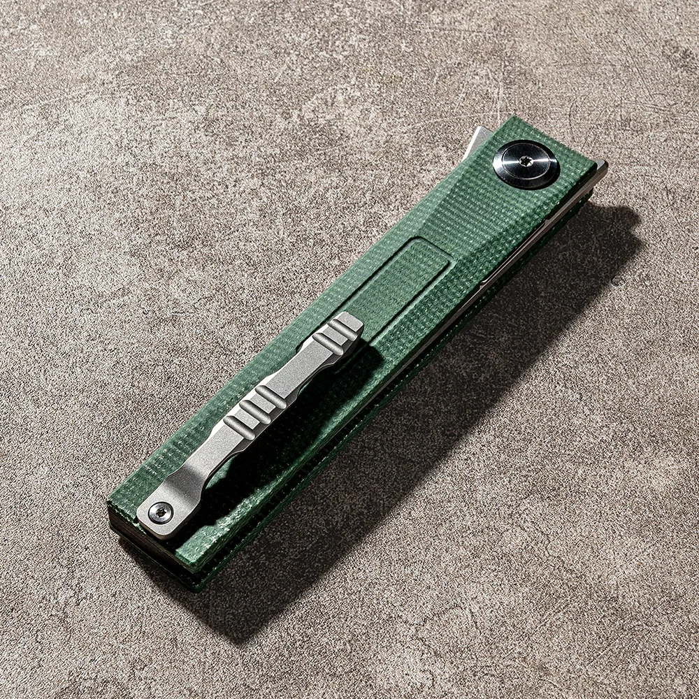 EDC Outdoor Multi Function Tool Small Pocket Knife Damast VG10 Steel Sandwashing Blade Knives For Hunting