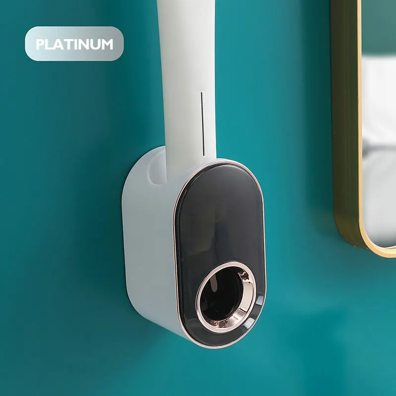 Автоматический Дозатор зубной пасты настенный для ванной комнаты