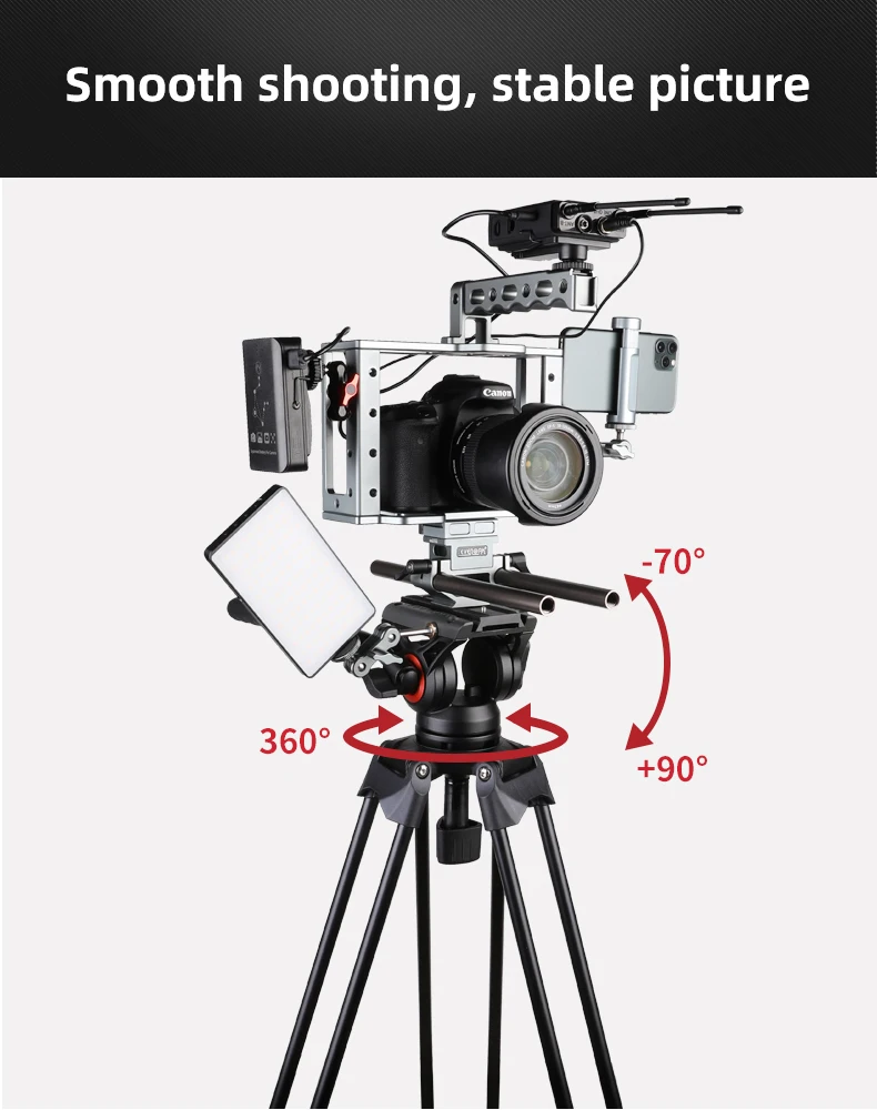 Coman trypod stand  for camera video  professional video camera tripod 1.89m for nikon dslr camera with new fluid head Q5S